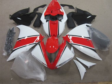 Loja Carenagem Moto Yamaha R1 12-14 - Vermelho Branco