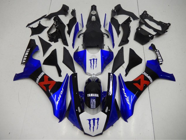 Loja Carenagem Moto Yamaha R1 15-19 - Preto Azul Loja Carenagem Moto Yamaha R1 15-19 - Preto Azul