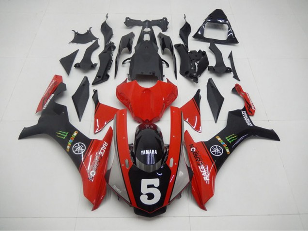 Loja Carenagem Moto Yamaha R1 15-19 - Preto Vermelho 5 Loja Carenagem Moto Yamaha R1 15-19 - Preto Vermelho 5