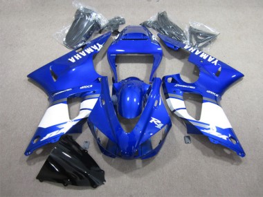 Loja Carenagem Moto Yamaha R1 98-99 - Azul Branco Decalque