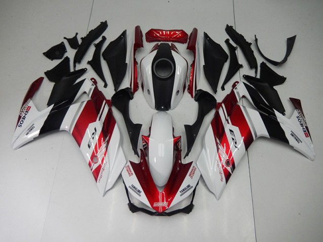 Loja Carenagem Moto Yamaha R3 15-22 - Preto Vermelho Branco Loja Carenagem Moto Yamaha R3 15-22 - Preto Vermelho Branco