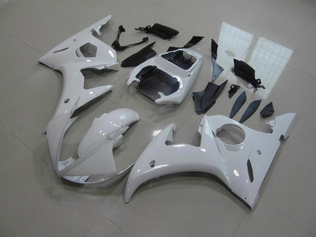 Loja Carenagem Moto Yamaha R6 03-05 - Branco Sem Decalques Loja Carenagem Moto Yamaha R6 03-05 - Branco Sem Decalques