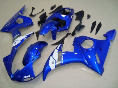 Loja Carenagem Moto Yamaha R6 03-05 - Estilo OEM Azul
