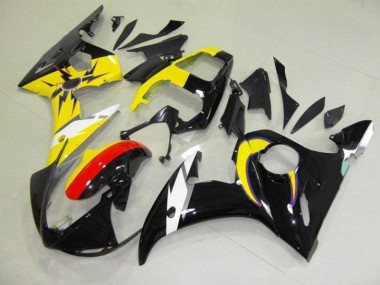 Loja Carenagem Moto Yamaha R6 03-05 - Moon Preto Amarelo