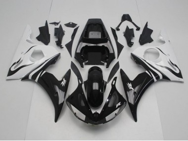 Loja Carenagem Moto Yamaha R6 03-05 - Preto & Branco