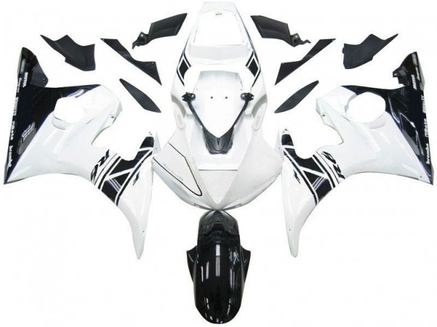Loja Carenagem Moto Yamaha R6 03-05 - Preto Branco Tribal Loja Carenagem Moto Yamaha R6 03-05 - Preto Branco Tribal