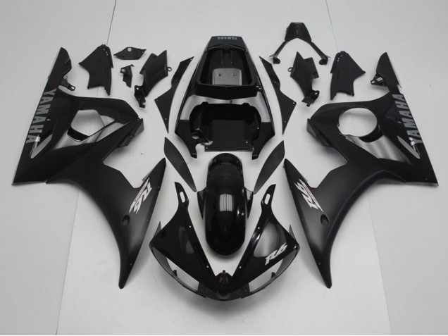 Loja Carenagem Moto Yamaha R6 03-05 - Preto & Prata Decalques Loja Carenagem Moto Yamaha R6 03-05 - Preto & Prata Decalques