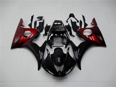 Loja Carenagem Moto Yamaha R6 03-05 - Preto Vermelho
