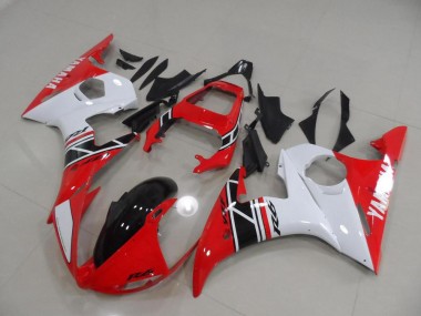Loja Carenagem Moto Yamaha R6 03-05 - Vermelho & Branco & Preto