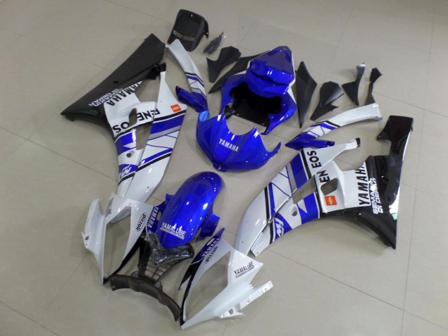 Loja Carenagem Moto Yamaha R6 06-07 - Azul Azul Branco ENEOS Loja Carenagem Moto Yamaha R6 06-07 - Azul Azul Branco ENEOS
