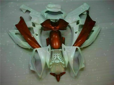 Loja Carenagem Moto Yamaha R6 06-07 - Branco Castanho