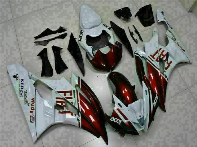 Loja Carenagem Moto Yamaha R6 06-07 - Castanho Branco Loja Carenagem Moto Yamaha R6 06-07 - Castanho Branco