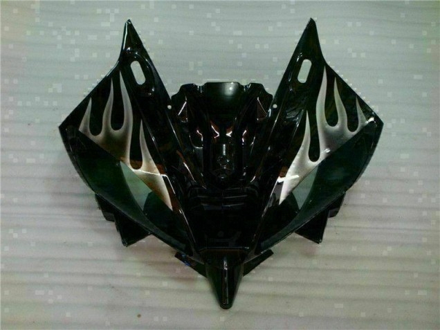Loja Carenagem Moto Yamaha R6 06-07 - Prata Chama Preto Loja Carenagem Moto Yamaha R6 06-07 - Prata Chama Preto