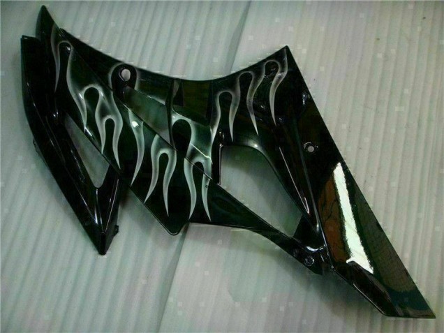 Loja Carenagem Moto Yamaha R6 06-07 - Prata Chama Preto Loja Carenagem Moto Yamaha R6 06-07 - Prata Chama Preto