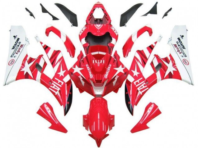 Loja Carenagem Moto Yamaha R6 06-07 - Vermelho Branco Estrela Fiat Loja Carenagem Moto Yamaha R6 06-07 - Vermelho Branco Estrela Fiat