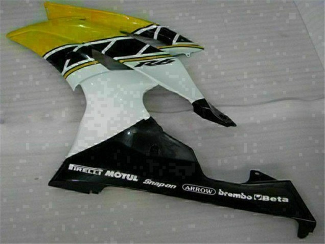 Loja Carenagem Moto Yamaha R6 08-16 - Amarelo Branco Loja Carenagem Moto Yamaha R6 08-16 - Amarelo Branco