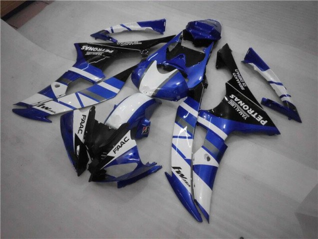 Loja Carenagem Moto Yamaha R6 08-16 - Azul Branco FAAC Loja Carenagem Moto Yamaha R6 08-16 - Azul Branco FAAC