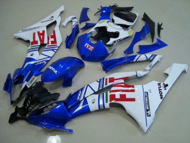 Loja Carenagem Moto Yamaha R6 08-16 - Azul Branco Vermelho Fiat Loja Carenagem Moto Yamaha R6 08-16 - Azul Branco Vermelho Fiat