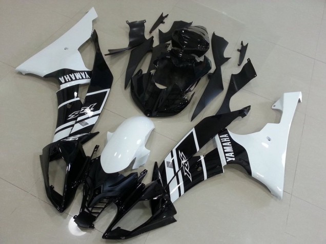 Loja Carenagem Moto Yamaha R6 08-16 - Branco & Preto Loja Carenagem Moto Yamaha R6 08-16 - Branco & Preto