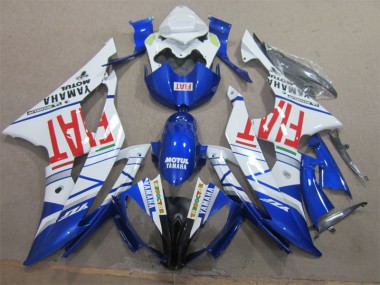 Loja Carenagem Moto Yamaha R6 08-16 - Branco Preto Vermelho Fiat
