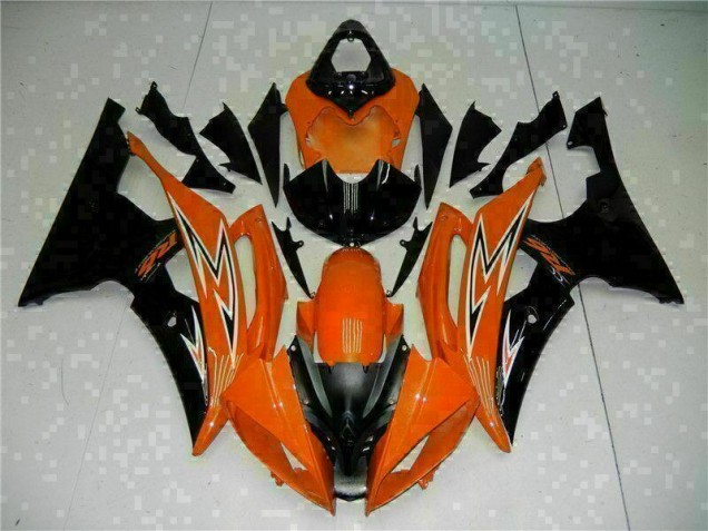 Loja Carenagem Moto Yamaha R6 08-16 - Laranja Preto Loja Carenagem Moto Yamaha R6 08-16 - Laranja Preto