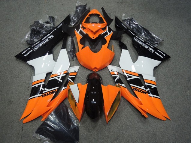 Loja Carenagem Moto Yamaha R6 08-16 - Laranja Preto Motul Loja Carenagem Moto Yamaha R6 08-16 - Laranja Preto Motul