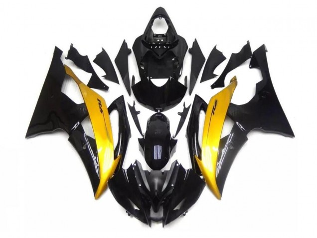Loja Carenagem Moto Yamaha R6 08-16 - Preto Ouro Loja Carenagem Moto Yamaha R6 08-16 - Preto Ouro