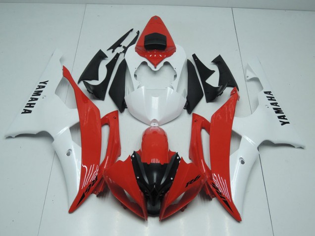 Loja Carenagem Moto Yamaha R6 08-16 - Vermelho & Branco Pérola Loja Carenagem Moto Yamaha R6 08-16 - Vermelho & Branco Pérola