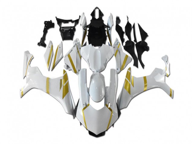 Loja Carenagem Moto Yamaha R6 17-23 - Branco Ouro Loja Carenagem Moto Yamaha R6 17-23 - Branco Ouro