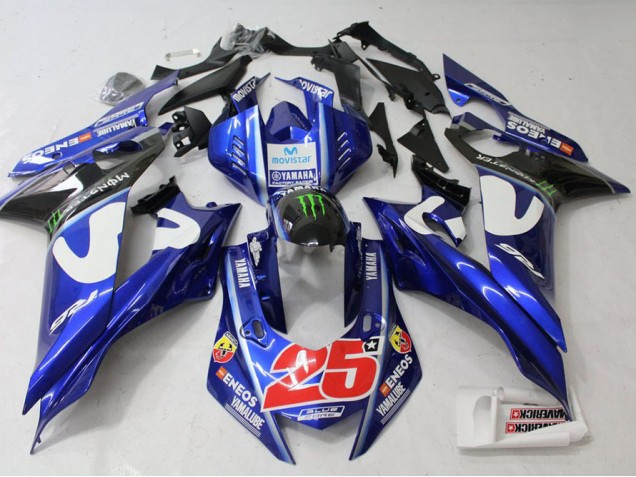 Loja Carenagem Moto Yamaha R6 17-23 - Movistar