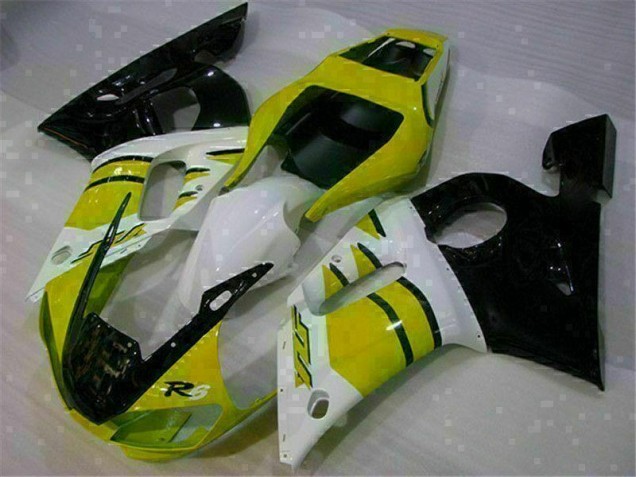 Loja Carenagem Moto Yamaha R6 98-02 - Amarelo Branco Loja Carenagem Moto Yamaha R6 98-02 - Amarelo Branco