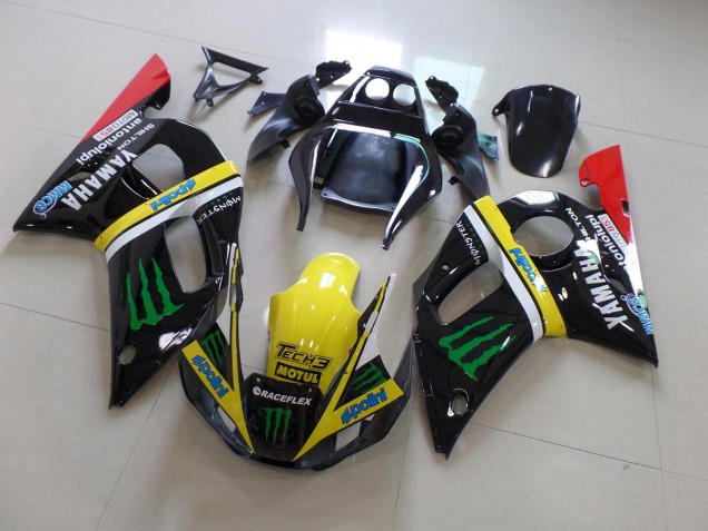 Loja Carenagem Moto Yamaha R6 98-02 - Preto Amarelo Monster Loja Carenagem Moto Yamaha R6 98-02 - Preto Amarelo Monster