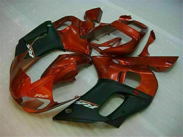Loja Carenagem Moto Yamaha R6 98-02 - Preto Castanho Loja Carenagem Moto Yamaha R6 98-02 - Preto Castanho