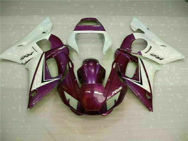 Loja Carenagem Moto Yamaha R6 98-02 - Roxo Branco Loja Carenagem Moto Yamaha R6 98-02 - Roxo Branco