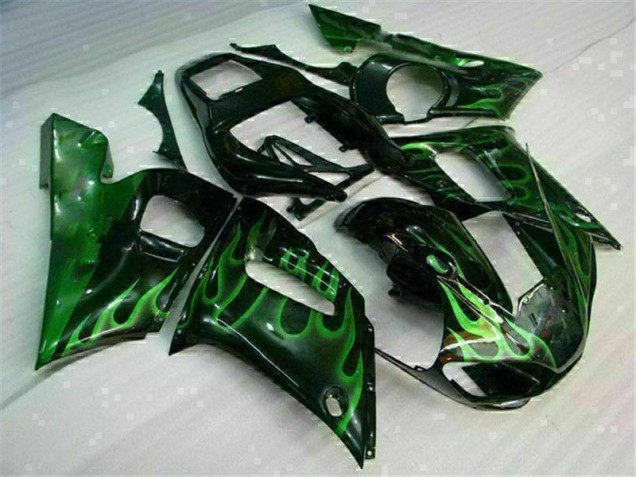 Loja Carenagem Moto Yamaha R6 98-02 - Verde Preto