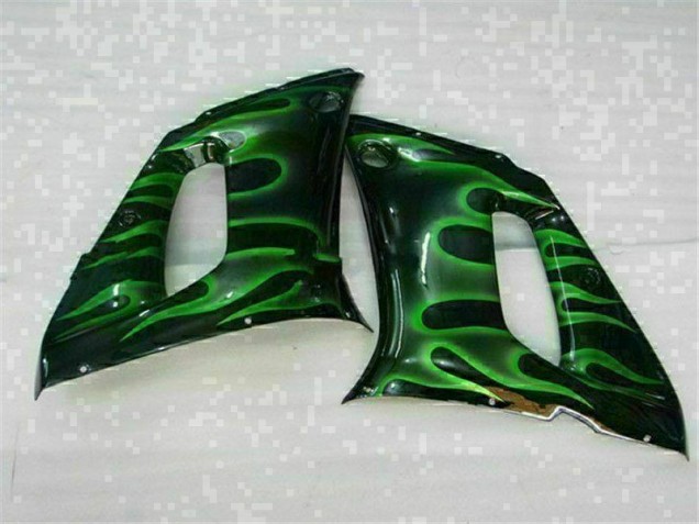 Loja Carenagem Moto Yamaha R6 98-02 - Verde Preto