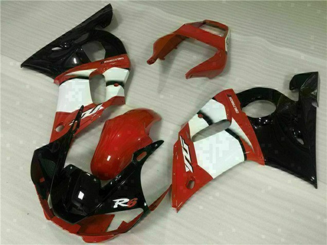 Loja Carenagem Moto Yamaha R6 98-02 - Vermelho Branco Loja Carenagem Moto Yamaha R6 98-02 - Vermelho Branco
