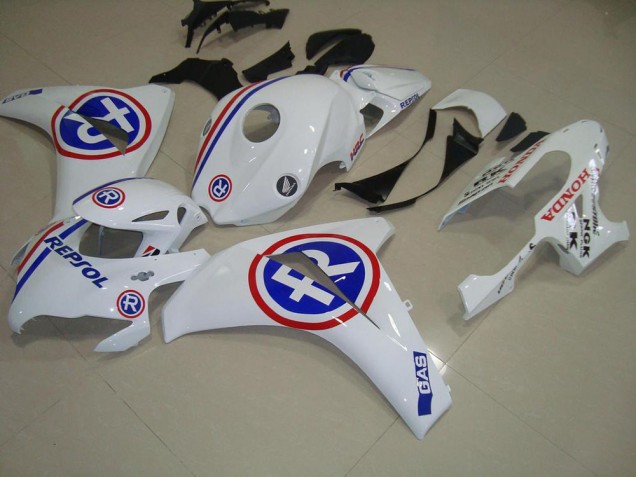 Loja Carenagem & Plástico Moto Honda CBR 1000RR 08-11 - Branco Repsol Loja Carenagem & Plástico Moto Honda CBR 1000RR 08-11 - Branco Repsol