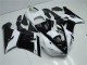 Loja Carenagem & Plástico Moto Kawasaki ZX6R 05-06 - Preto Branco Loja Carenagem & Plástico Moto Kawasaki ZX6R 05-06 - Preto Branco