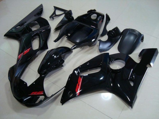 Loja Carenagem & Plástico Moto Yamaha R6 98-02 - Preto Brilhante Vermelho Decalques Loja Carenagem & Plástico Moto Yamaha R6 98-02 - Preto Brilhante Vermelho Decalques
