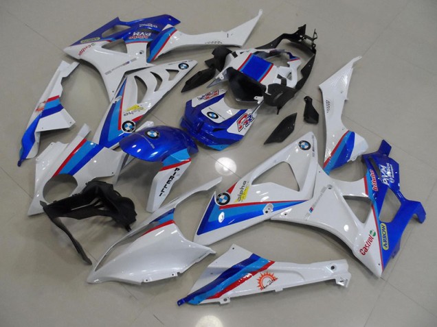 Loja Carroçaria Moto BMW S1000RR 09-14 - Azul Branco Loja Carroçaria Moto BMW S1000RR 09-14 - Azul Branco