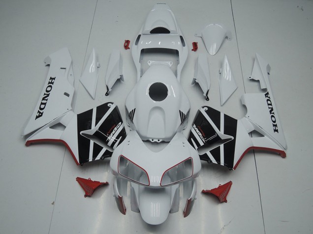 Loja Carroçaria Moto Honda CBR 600RR 03-04 - Branco Preto Loja Carroçaria Moto Honda CBR 600RR 03-04 - Branco Preto
