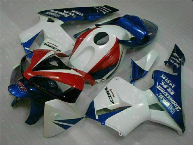 Loja Carroçaria Moto Honda CBR 600RR 05-06 - Branco Azul Loja Carroçaria Moto Honda CBR 600RR 05-06 - Branco Azul