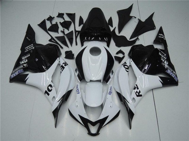 Loja Carroçaria Moto Honda CBR 600RR 09-12 - Branco Preto Loja Carroçaria Moto Honda CBR 600RR 09-12 - Branco Preto