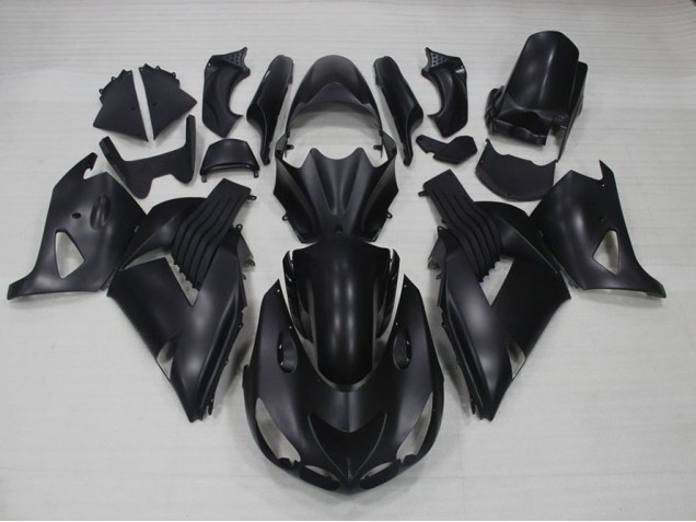 Loja Carroçaria Moto Kawasaki ZX14R ZZR 1400 06-11 - Preto Fosco Loja Carroçaria Moto Kawasaki ZX14R ZZR 1400 06-11 - Preto Fosco