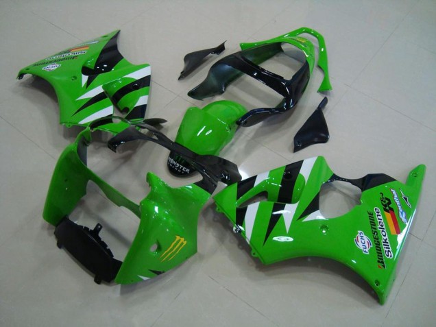 Loja Carroçaria Moto Kawasaki ZX6R 00-02 - Verde Preto Loja Carroçaria Moto Kawasaki ZX6R 00-02 - Verde Preto