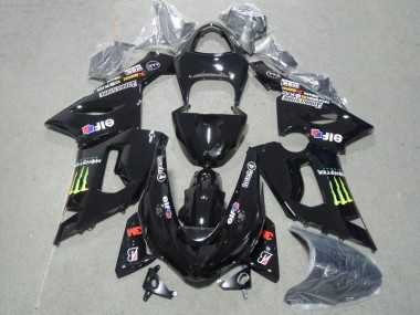 Loja Carroçaria Moto Kawasaki ZX6R 05-06 - Preto 3M Touch4 Monster