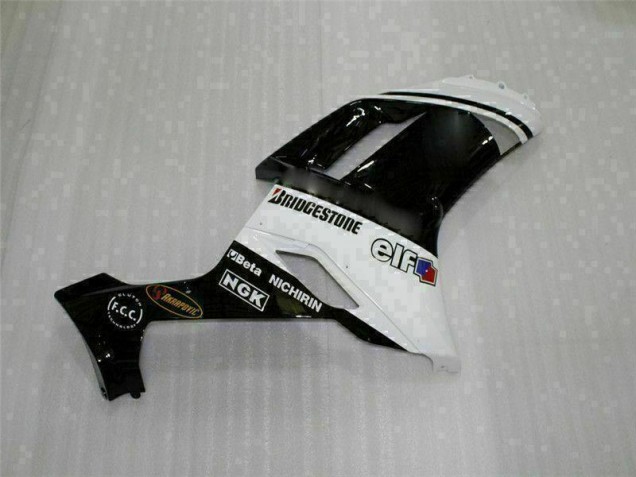 Loja Carroçaria Moto Kawasaki ZX6R 07-08 - Preto Branco Loja Carroçaria Moto Kawasaki ZX6R 07-08 - Preto Branco