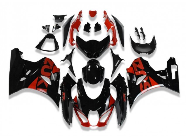 Loja Carroçaria Moto Suzuki GSXR 1000 17-23 - Preto Vermelho Loja Carroçaria Moto Suzuki GSXR 1000 17-23 - Preto Vermelho