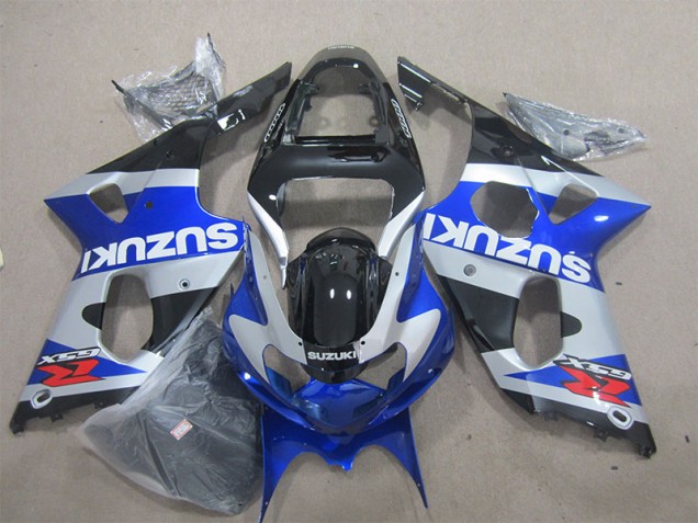 Loja Carroçaria Moto Suzuki GSXR 1000 K1 00-02 - Azul Branco Decalque Loja Carroçaria Moto Suzuki GSXR 1000 K1 00-02 - Azul Branco Decalque